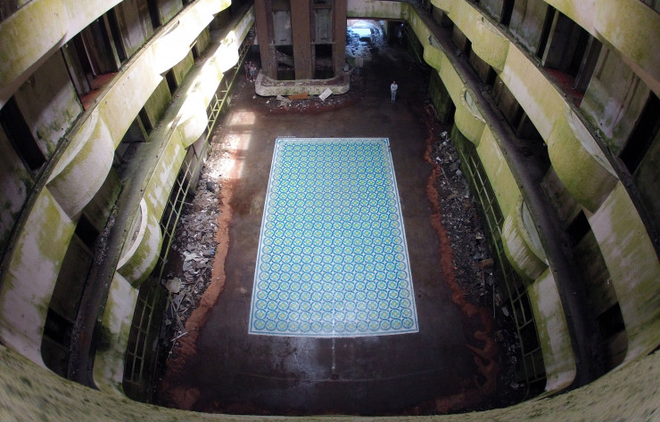 Maria Sofia Meirelles alias Minuskula, membre du collectif Reskate Arts and Crafts, a également participé à la fresque.