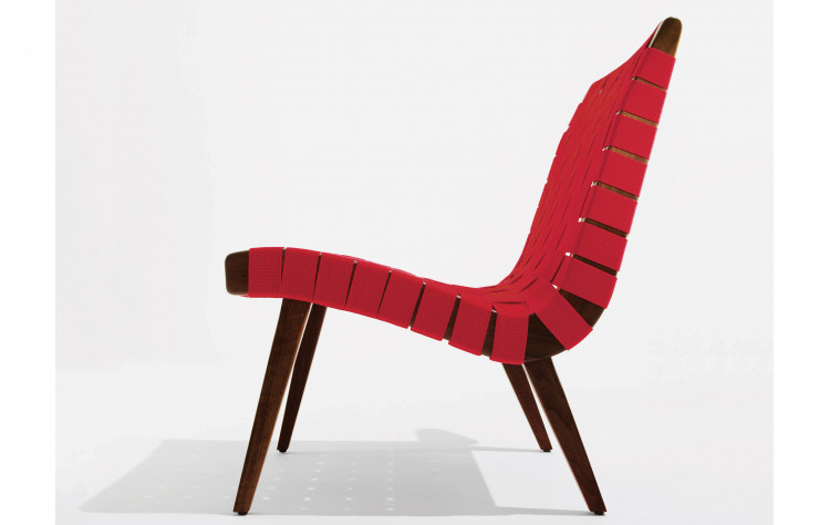 Chaise 6245 de Jens Risom (1941, Knoll).