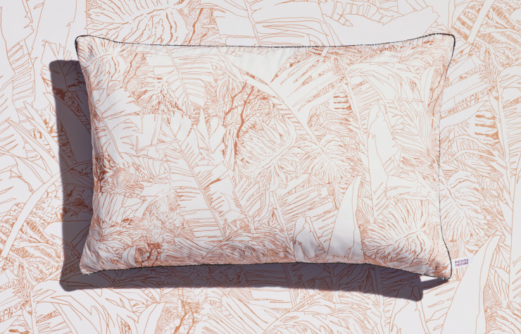 La nature est omniprésente, comme ici avec le motif « Jungle » de Tiphaine de Bodman.