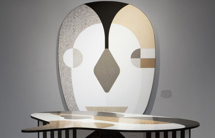 Différentes essences de quartz permettent au designer de jouer sur les associations de couleurs et de textures.