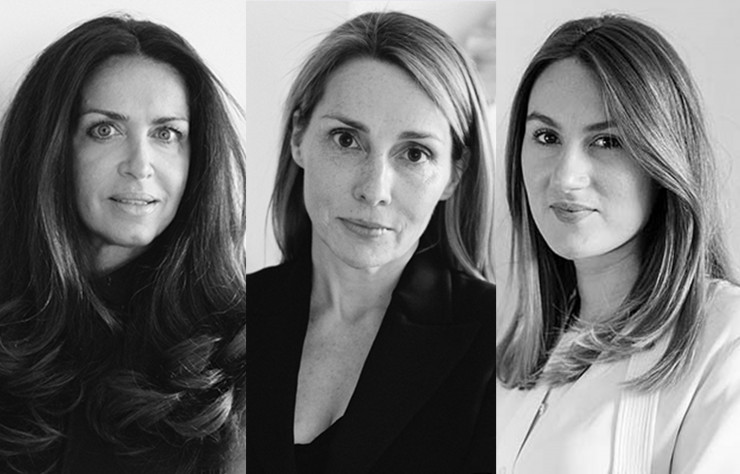 De gauche à droite, Anna Zaoui, Isabelle Dubern et Lily Froehlicher.