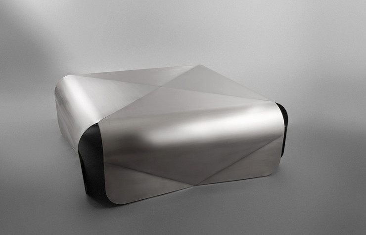 Table basse de Xavier Féal, dite Fleur (circa 1970).