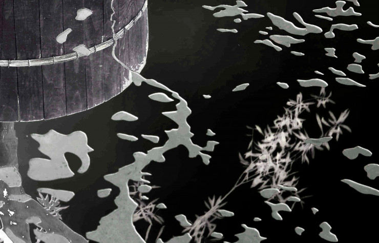 L’Ombre d’un olivier de Henri Olivier (détail, 2011).