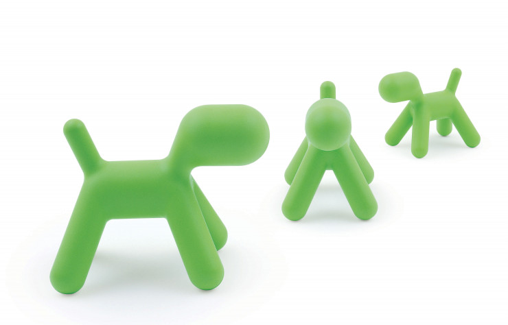 Les Puppy d’Eero Aarnio, best-seller de la collection enfants de Magis (2005).