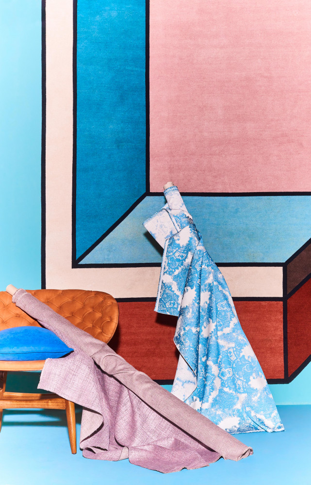 Tapis « Visioni A », design Patricia Urquiola, en laine et soie himalayennes (180 x 300 cm),...