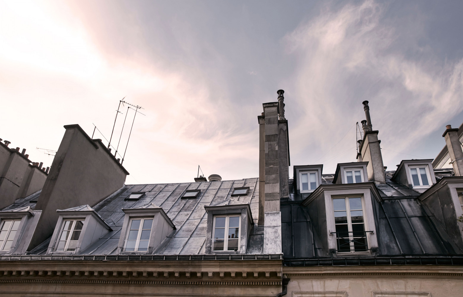 Vue inoxydable sur les toits de Paris.