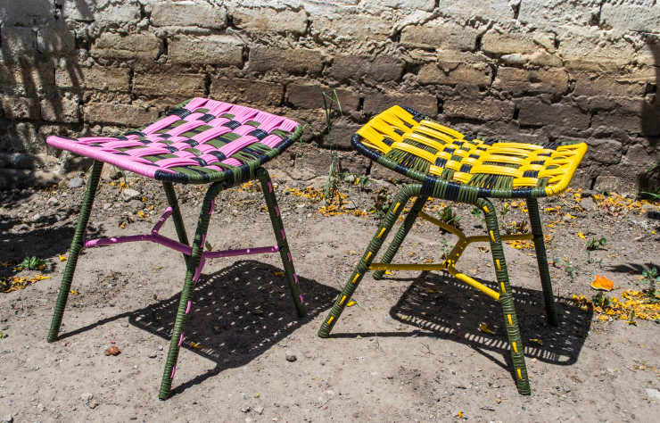 Tabourets de la collection Playland de Marni (2017).