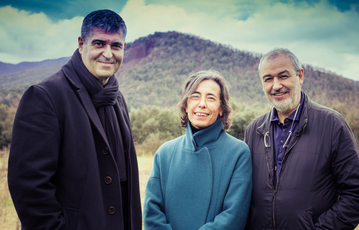 Rafael Aranda, Carme Pigem and Ramon Vilalta, le trio vainqueur.