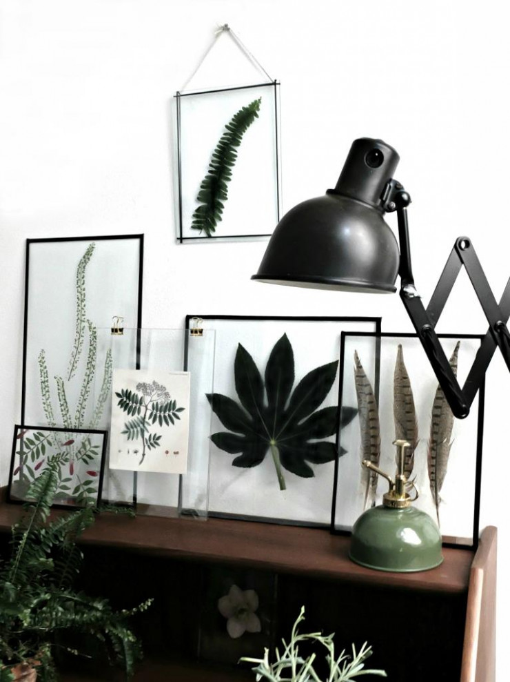 Une composition du blog danois Copenhagen Wilderness, qui propose un DIY herbier sur ses pages.