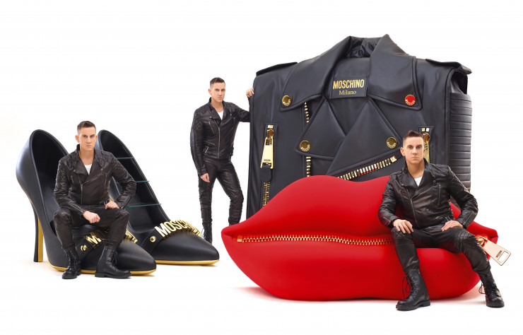 La collection Moschino x Gufram joue des effets d’échelle.