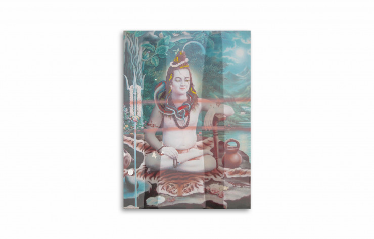 « Eddie Stern (Shiva) », 2007, de Julian Schnabel. Technique mixte. 160 x 119,5cm.