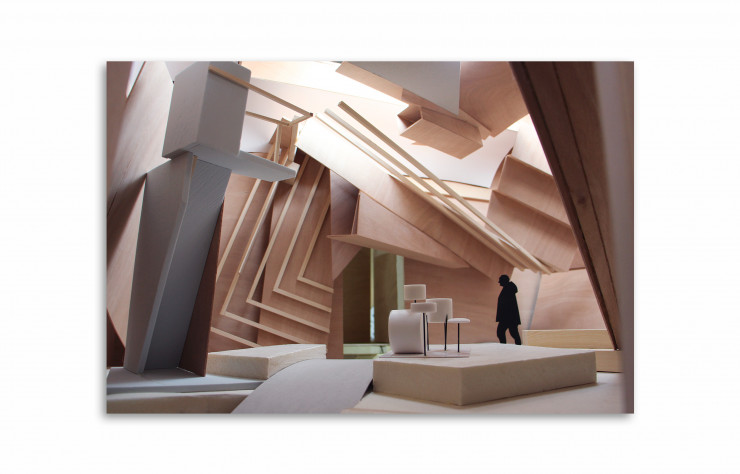 « Studio Venezia », de Xavier Veilhan. Maquette préparatoire (détail).