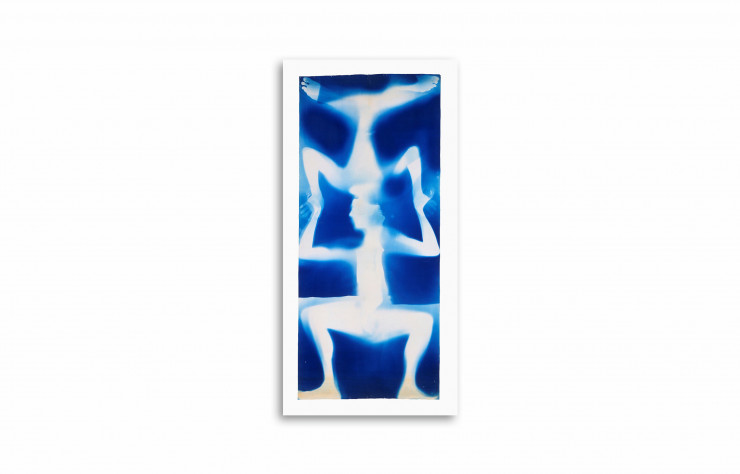 « Untitled (double Rauschenberg) », 1950, de Robert Rauschenberg. 209.6 x 92.1cm. Collection privée.