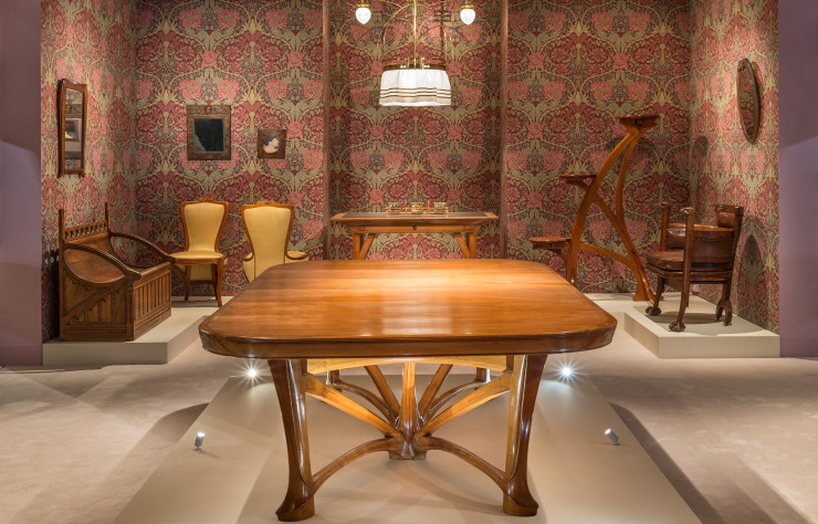 Le stand de la galerie Jacques Lacoste scénographié par Emilie Bonaventure.