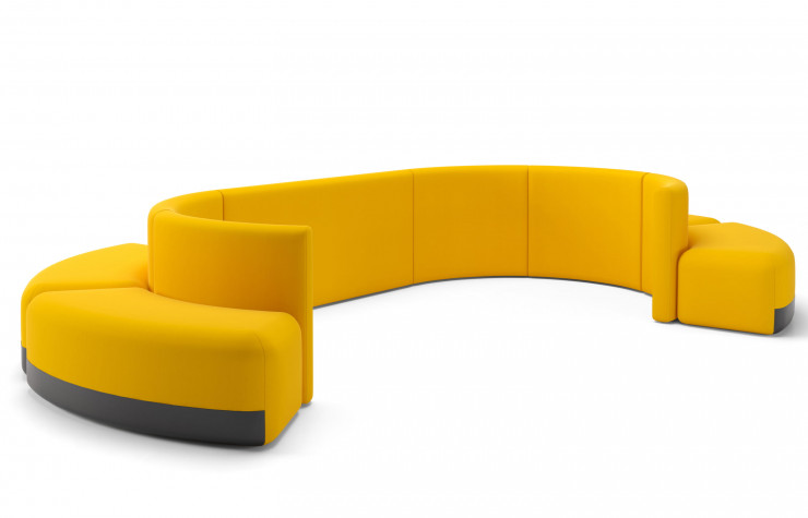 Canapé modulable Season de Piero Lissoni (Viccarbe).