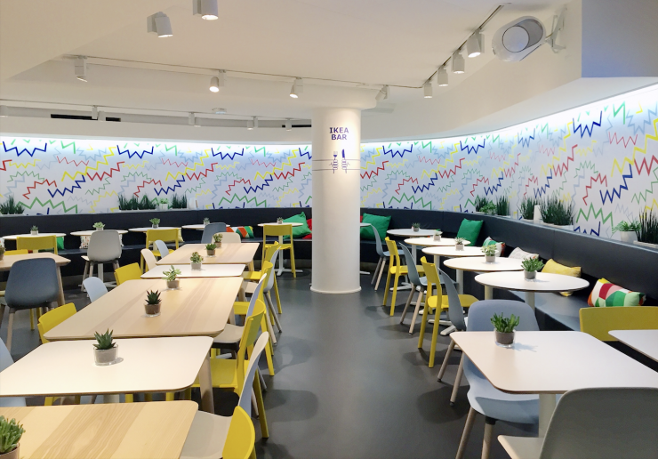 L’ensemble du mobilier prêté pour l’occasion sera ensuite vendu sur le « Coin des affaires », chez IKEA.