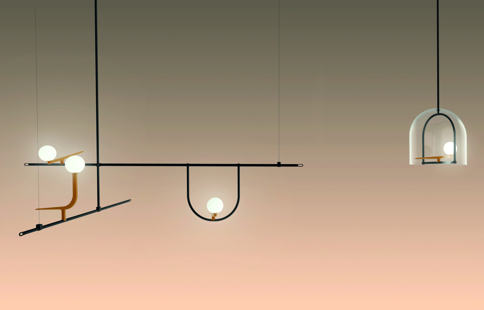 Pour Artemide, le duo créatif Neri&Hu signe Yanzi, une splendide collection de luminaires (lampe à poser, suspension,...