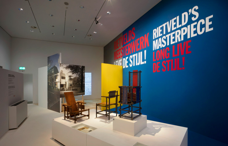L’exposition rétrospective orchestrée par le Central Museum d’Utrecht en hommage à Rietveld.