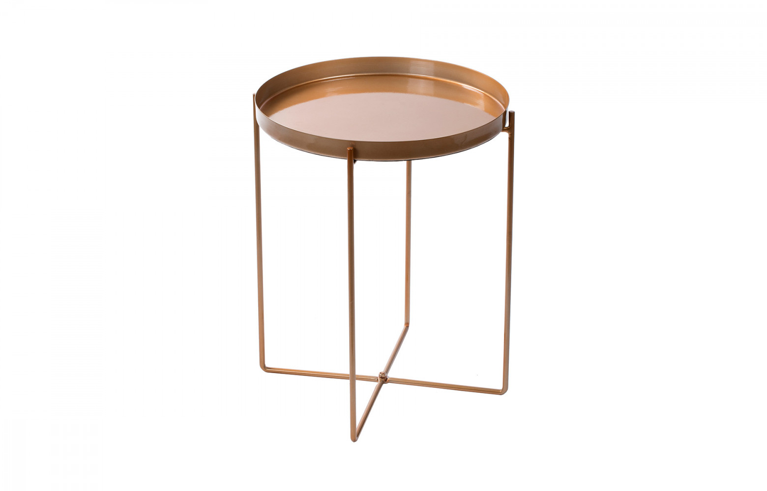 Table d’appoint « Okina », en aluminium, Madura.