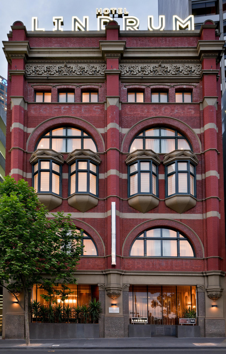 Le Lindrum, un véritable hôtel au cœur de Fitzroy.