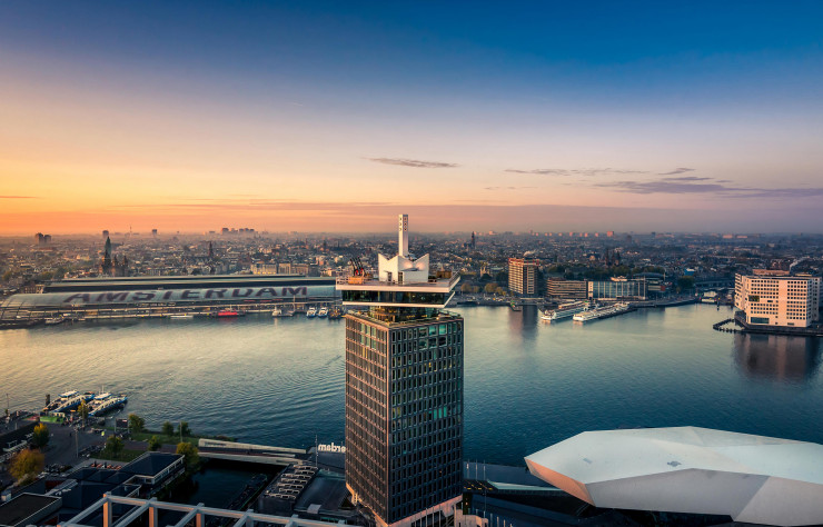 Situé à Voorschoten, le siège du groupe CitizenM n’est qu’à une vingtaine de minute d’Amsterdam.