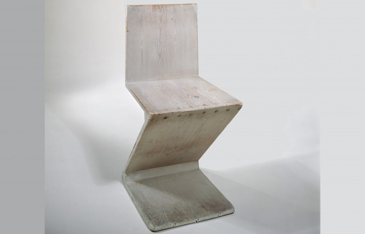 Chaise Zig-Zag de Gerrit Rietveld (1934).
