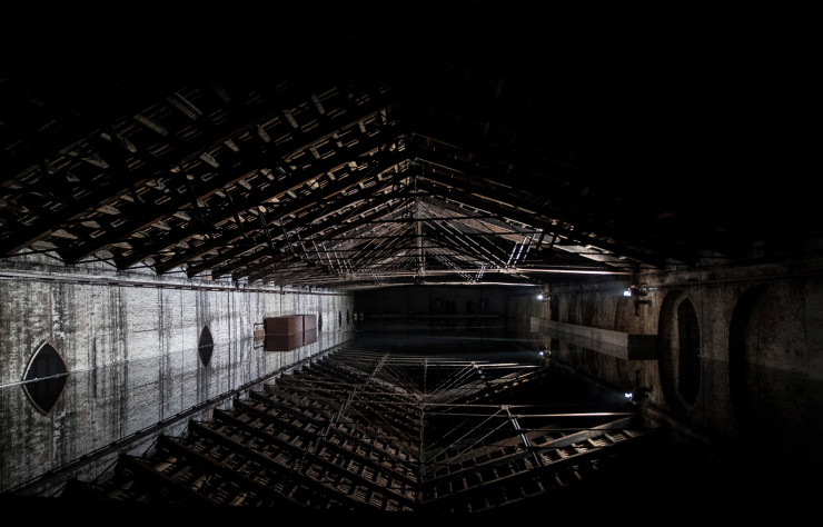 Le miroir d’eau de Giorgio Andreotta Calo.