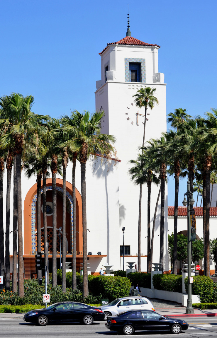 L’Union Station, principale gare de Los Angeles, date de 1939.