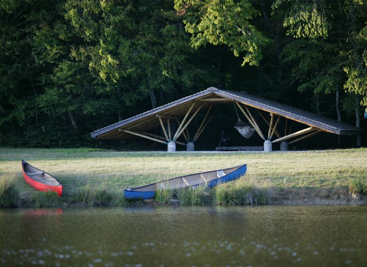 Le Pavillon de bambou de l’architecte colombien Simon Velez.