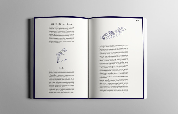 Au cœur de l’ouvrage, le texte Paradis Perdu de Charles Flamand exprime la souffrance que peut représenter l’exil à Paris et la libération permise par le surf. Illustré par des dessins de Joran Briand, ce texte poétique résonne comme un manifeste de l’esprit West is the Best.