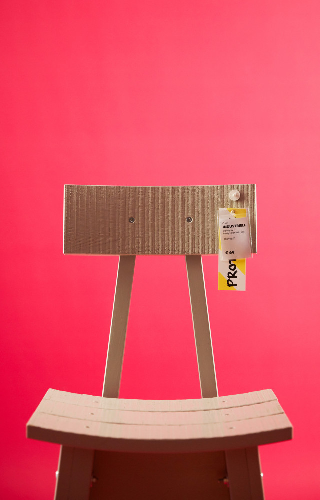 Chaise de la collection Industriell de Piet Hein Eek.