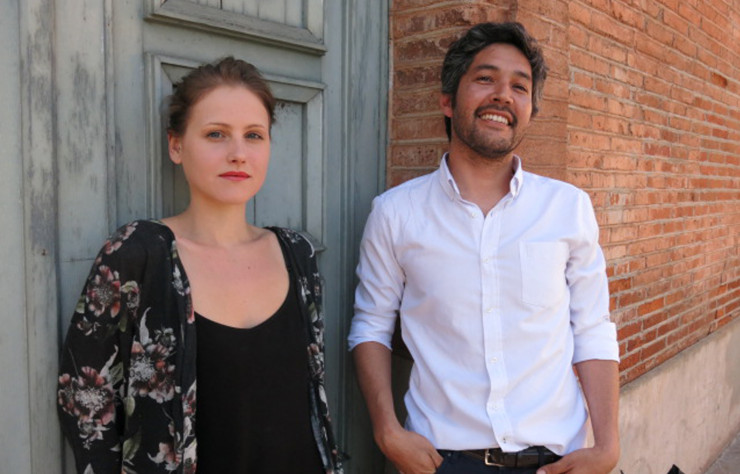 Catherine Ronziere et Pablo Figueroa.