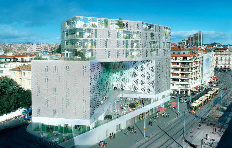 Ensemble immobilier multifonctionnel Bélaroïa, à Montpellier (livraison prévue en 2018).