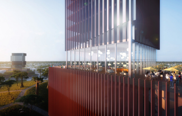 Yennenga, la ville nouvelle conçue par quatre agences d’architecture françaises et une agence burkinabé.