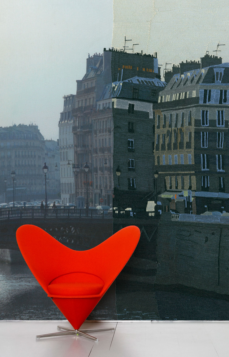 Papier peint panoramique « Ma mélancolie, pas la tienne » d’Aurélie Mathigot.