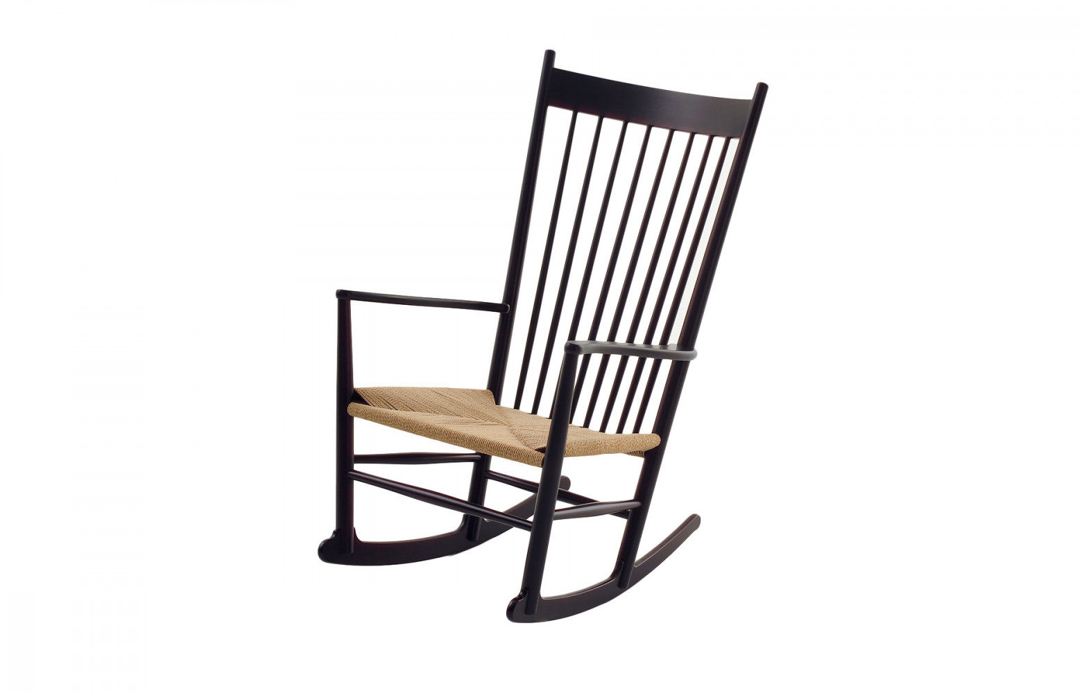 Fauteuil à bascule J16 de Hans J. Wegner (1944, Fredericia).