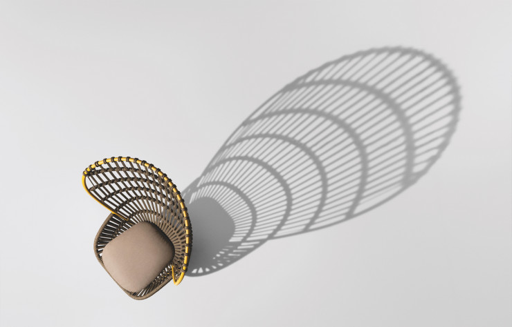 La chaise Cala conçue par le duo Doshi levien pour Kettal.