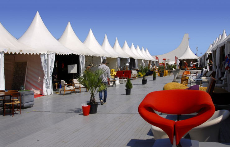 Edition 2016 des Puces du design à La Grande Motte.