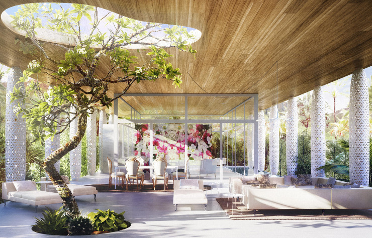 Le pavillon de Marcel Wanders.