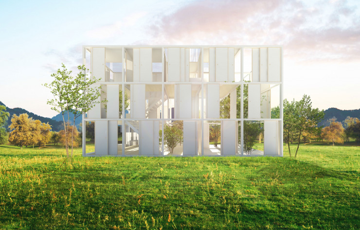 Le pavillon de Sou Fujimoto et ses portes coulissantes pour vivre dedans/dehors.