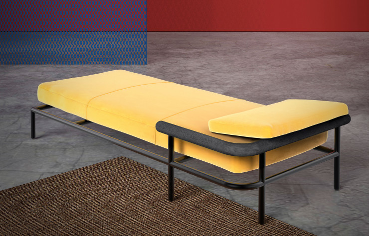 2017, le très chic lit de jour X-Ray chez La Chance.