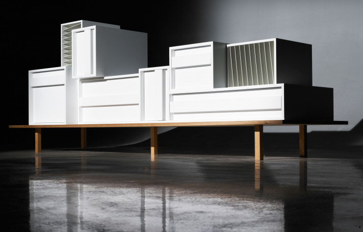 Conteneur modulable « Sideboard » chez Casamania, comme une maquette d’architecte