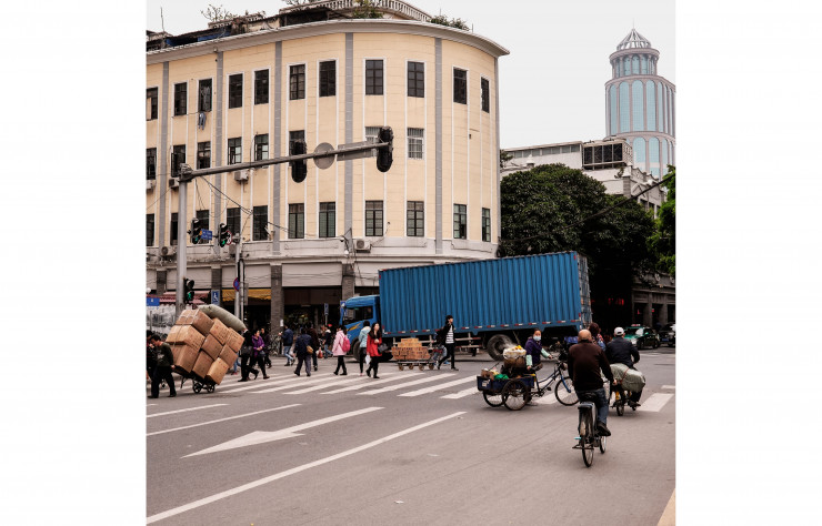 Marché de l’ancien quartier de Yuexiu, près du Bund.