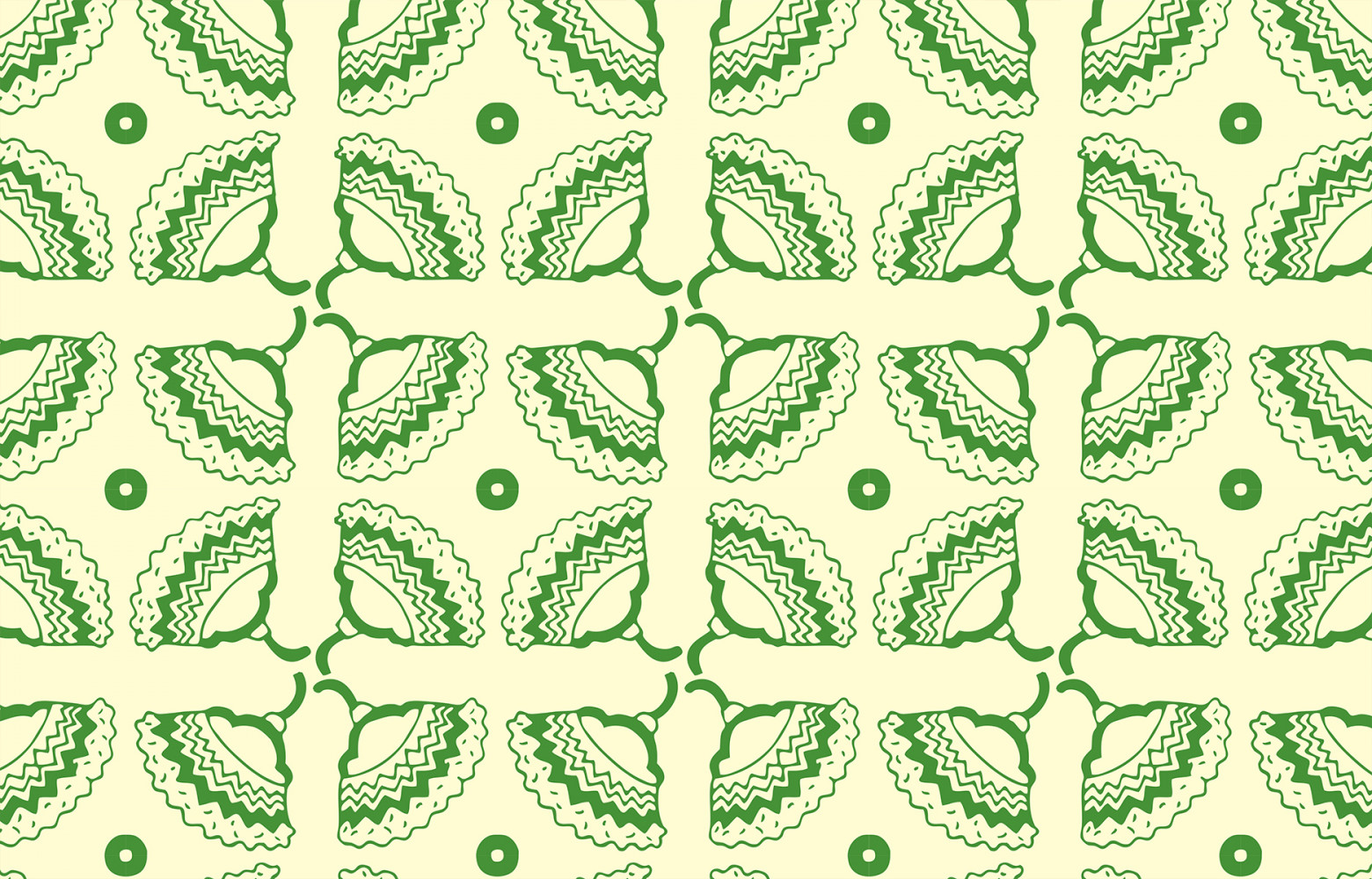 Papier peint Mosaïque, Lime.