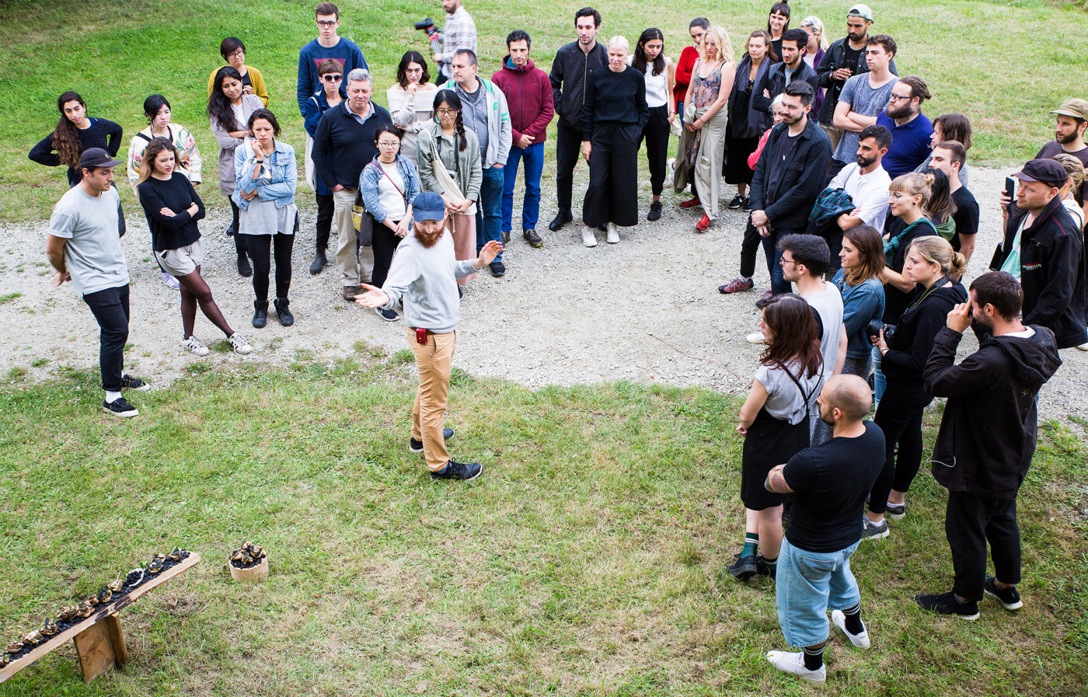 Le workshop s'est terminé par une petite exposition des objets, à laquelle tout le monde était convié.