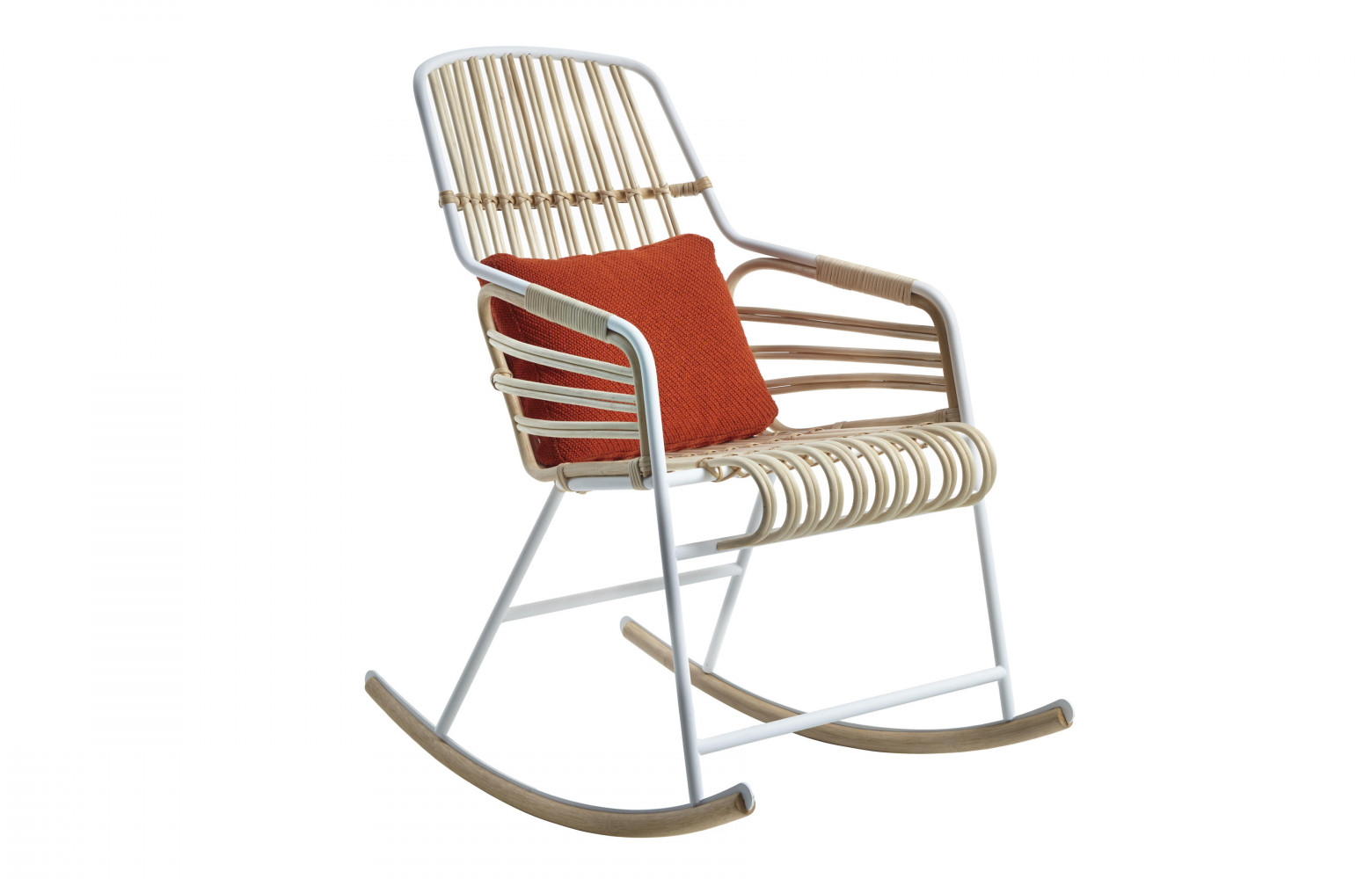 Rocking chair Raphia de LucidiPevere Studio (2014, Casamania).