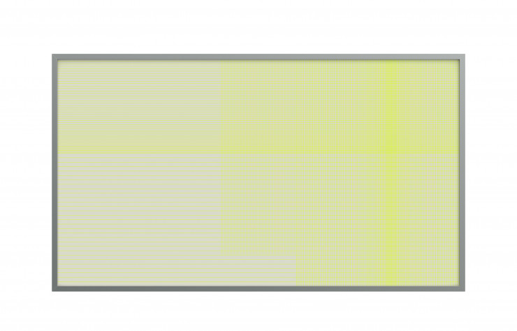 Composition Mininal de Scholten & Baijings pour The Frame (Samsung).