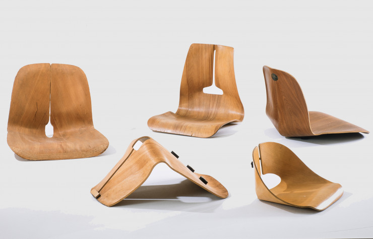 Prototypes d’assises en contreplaqué moulé (1941-1945).