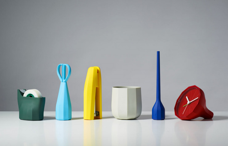 Collection d’accessoires de bureau Colorful (Lexon).