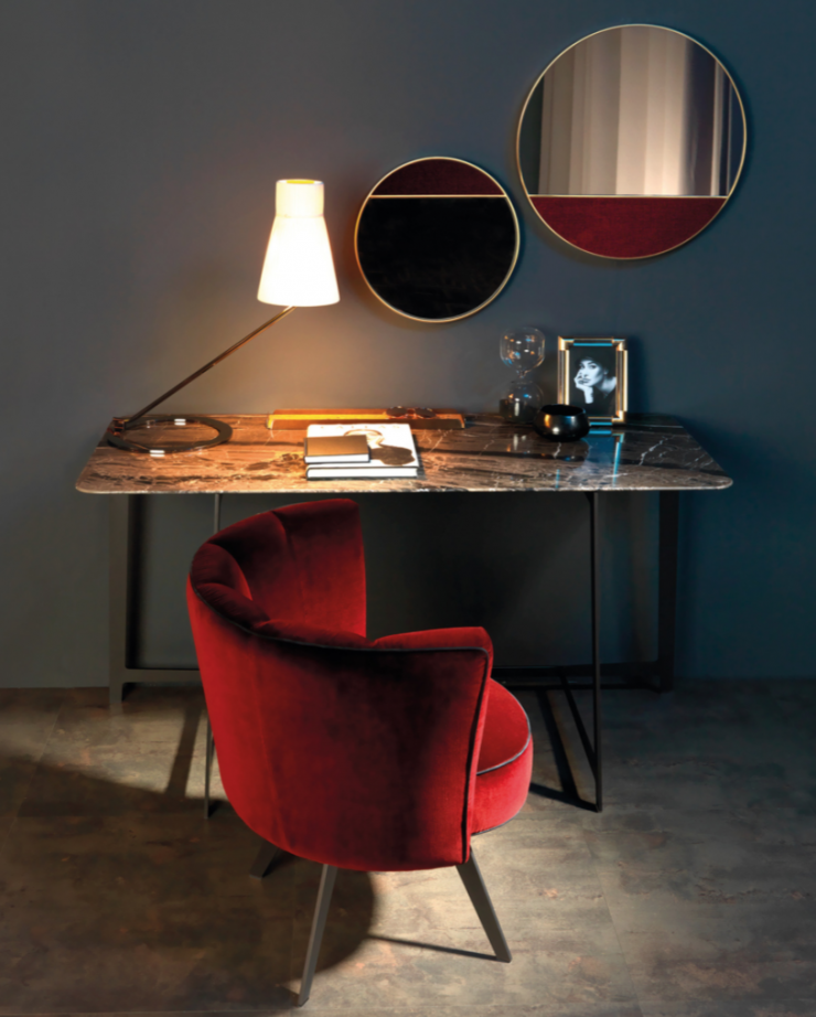 Miroir Half Moon (Borzalino).
